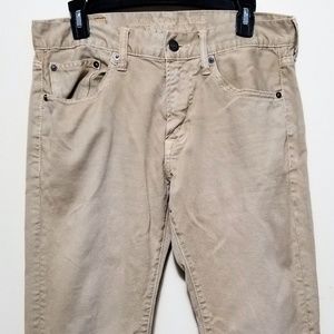 AE Slim Straight Core Flex Khaki Jean 31x30